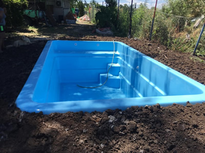 piletas de plastico reforzado, piletas llavallol, piletas