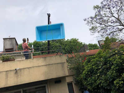 piletas de plastico reforzado, piletas llavallol, piletas